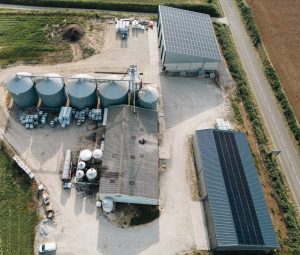 vue aérienne site oléandes extension